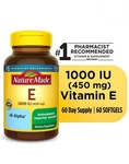 Nature Made Vitamin 1000 Iu 450 Mg 60 Softgels Antioxidant. Fixed Price $19.99.