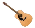 Used Fender CD-60S Dreadnought Lh Acoustic Guitar Natural W/ Walnut Fb. Fixed Price $179.99.