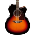 Takamine GJ72CE-12 Jumbo Cutaway 12-STRING A/e Guitar Gloss Sunburst. Fixed Price $899.00.