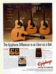 PPOT6 Picture/advert 11X8 Epiphone Guitars, AJ-28S, AJ-30CE, AJ-35S. Fixed Price $12.09.