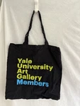 Yale University Art Gallery Member Small Fabric Tote Bag Faded Black Multicolor. Fixed Price $15.50.