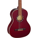 Ortega Family R121-3/4WR Size Classical Guitar Transparent Wine Red 0.75. Fixed Price $269.99.
