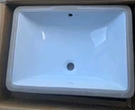 Glacier Bay Undermount Sink 924 045, Rectangular Basin, 21.9X 16.2 7.9 New. Fixed Price $74.09.