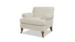 Jennifer Taylor- Alana Lawson Accent Arm Chair Metal Casters Sky Neutral. Fixed Price $349.00.