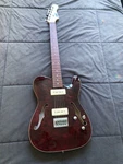 Iyv Telecaster Thinline Semi-hollow Electric Guitar Burgundy Finish. Fixed Price $180.00.