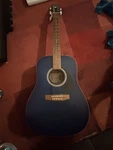 Art & Lutherie Wild Cherry Acoustic Guitar Blue. Fixed Price $212.50.