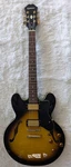 Epiphone Dot Deluxe Electric Guitar In Tobacco Sunburst With Hardshell Case. Fixed Price $699.95.