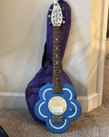 Daisy Rock Blue Flower 3/4 Electric Guitar (debutante Limited Edition). Fixed Price $600.00.