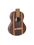 Ortega RGL5EB Striped Ebony Guitalele W/ Tortoise Binding, Gold Hardware. Fixed Price $189.99.