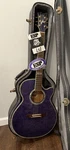 Esp Ltd AC-200E See-thru Purple Quilted Maple Acoustic-electric Guitar W/ Case. Fixed Price $999.00.