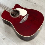 Takamine JJ325SRC John Jorgenson Dreadnought Acoustic-electric Guitar, Red Gloss. Fixed Price $2399.00.