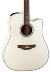 Takamine GD37CE Dreadnought A/e Guitar, Solid Spruce Top, Gloss Pearl White. Fixed Price $999.00.