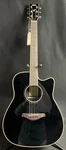 Yamaha FGX830C Dreadnought Cutaway Acoustic-electric Guitar Gloss Black Finish. Fixed Price $579.95.