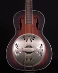Gretsch G9240 Alligator Round-neck Mahogany Body Biscuit Cone Resonator Guitar. Fixed Price $699.99.