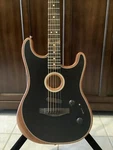 Fender American Acoustasonic Stratocaster Right-handed Electric Guitar Black. Fixed Price $1800.00.