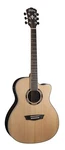 Washburn AG70CE Apprentice Series Grand Auditorium Cutaway Acoustic Electric. Fixed Price $499.00.