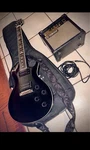 Prs Electric Guitar Black W/ Yamaha Amplifier, Gig Bag, Strap, Stand, Cable. Fixed Price $624.20.