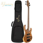 H. Jimenez LBS4-WT Camale 4-STRING Electric Bass Natural Walnut With Bag. Fixed Price $739.00.