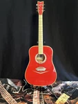 Esteban Cadillac Red Eldorado Limited Edition Acoustic Electric Guitar. Fixed Price $225.00.
