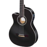 Ortega Family Series Pro RCE145LBK Thinline A/e Left-handed Nylon Guitar Black. Fixed Price $499.99.