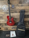 Godin Xtsa Leaftop Dark Trans Red Electric Guitar With Gig Bag. Fixed Price $1189.99.