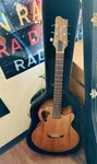 Tacoma Chief CKK9C 6 String Acoustic-electric Guitar Brown W/ Hard Case Rare. Fixed Price $2500.00.