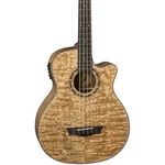 Dean Exotica 4-STRING Acoustic-electric Bass, Quilted Ash Top, Gloss Natural. Fixed Price $419.00.