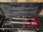 Epiphone G1275- Double Neck Sg: Cherry Red! W/ Ohsc. Fixed Price $1200.00.