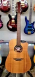 Luna Wabi DC12 Dreadnought 12-STRING Natural Cutaway Solid Top GS-001. Fixed Price $420.00.