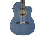 Used Ibanez GA5FMTCEOB Series A/e Classical Guitar - Open Pore Berry. Fixed Price $249.99.