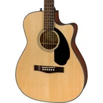 Fender CC-60SCE Concert Acoustic Electric Guitar Walnut Fingerboard, Natural. Fixed Price $248.00.