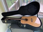 Washburn Wd 10 Dreadnought Acoustic Guitar Natural /w Case. Fixed Price $450.00.