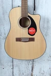 Fender CD-60SCE 12 String Dreadnought Acoustic Electric Guitar Solid Spruce Top. Fixed Price $379.99.