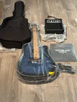 Keith Urban Acoustic-electric Ripcord 40-PIECE Guitar Package Blue. Fixed Price $369.00.