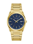 Bulova - Gold Blue Dial Classic Stainless Steel Men's Quartz Watch 97B233. Fixed Price $171.88.