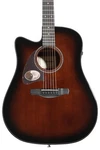 Ibanez AAD51CE Left-handed Acoustic-electric Guitar Dark Violin Sunburst. Fixed Price $429.99.