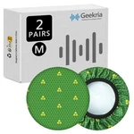 Geekria Pairs Washable Headphone Covers Fits 3.2"-4.3"HEADSETS (m /green). Fixed Price $12.28.