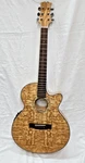 Mitchell MX400 Qab Nat Exotic Wood Acoustic-electric Guitar Quilted Ash Burl. Fixed Price $295.00.