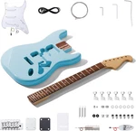 Leo Jaymz Diy St Electric Guitar Kit Sonic Blue Mahogany Body Maple Neck. Fixed Price $163.40.