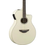 Yamaha APX600 Acousticelectric Guitar Vintage White. Fixed Price $369.99.