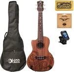 Luna Guitars A/e Concert Tattoo Lefty W/strings,tuner & Pc, Uke Tec Mah Comp. Fixed Price $169.99.