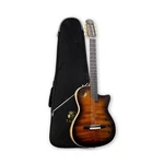 Tario Silent Classical Guitar, Solid Flame Mahogany Top Body, .... Fixed Price $405.97.