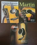 Lot 3 F Martin Acoustic Guitars-catalog/brochure 2009 Price LIST-1-SERIES. Fixed Price $19.99.