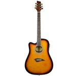 K2LTSB Kona Series Left-handed Thin Body Acoustic Electric Guitar (FVS033780). Fixed Price $179.99.