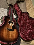 Taylor 224CE-K Dlx Grand Auditorium Acoustic-electric Guitar With Hard Case. Fixed Price $2000.00.
