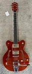 Gretsch G6609TFM Players Broadkaster Cb With Bigsby And Case, Bourbon Stain. Fixed Price $2999.99.