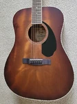 Fender PD-220E Dreadnought Acoustic Electric Guitar, Aged Cognac Burst, Hsc. Fixed Price $649.00.