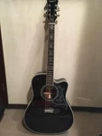 Acoustic Guitar Epiphone Dave Navarro Signature Model Black S/n 11082305357. Fixed Price $1324.00.