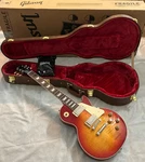 2025 Gibson Les Paul Standard 50'S Figured Top Heritage Cherry Sunburst 8.9 Lbs. Fixed Price $2295.00.