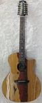 Luna Vista Eagle 12 String Tropical Wood Acoustic Electric Guitar W/hard Case. Fixed Price $495.00.